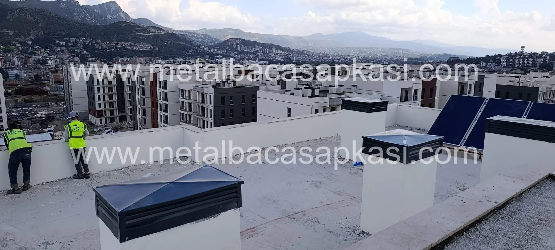 Metal baca şapkası üretimi ve çeşitleri